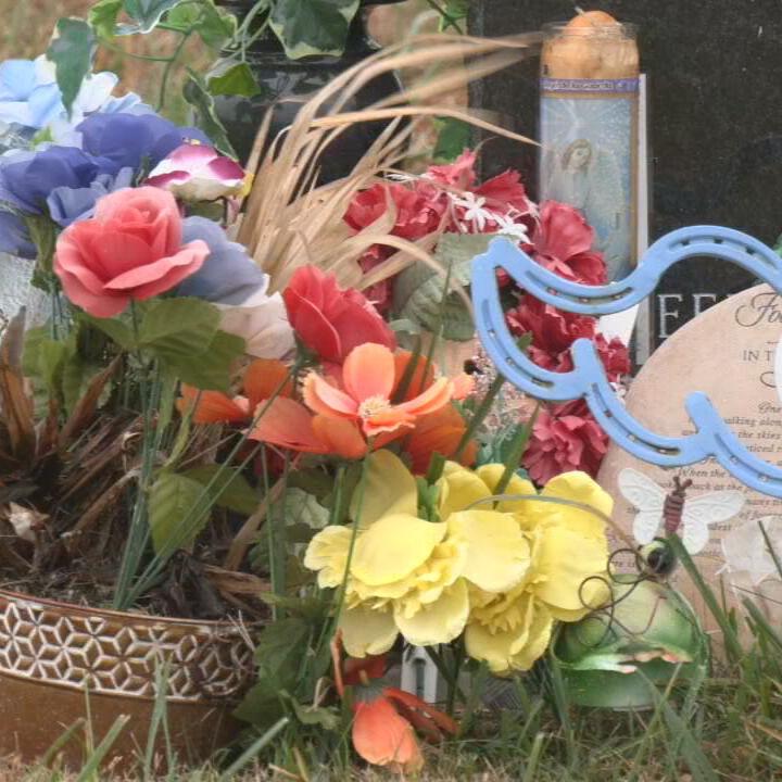 Gravesite of boy found in suitcase